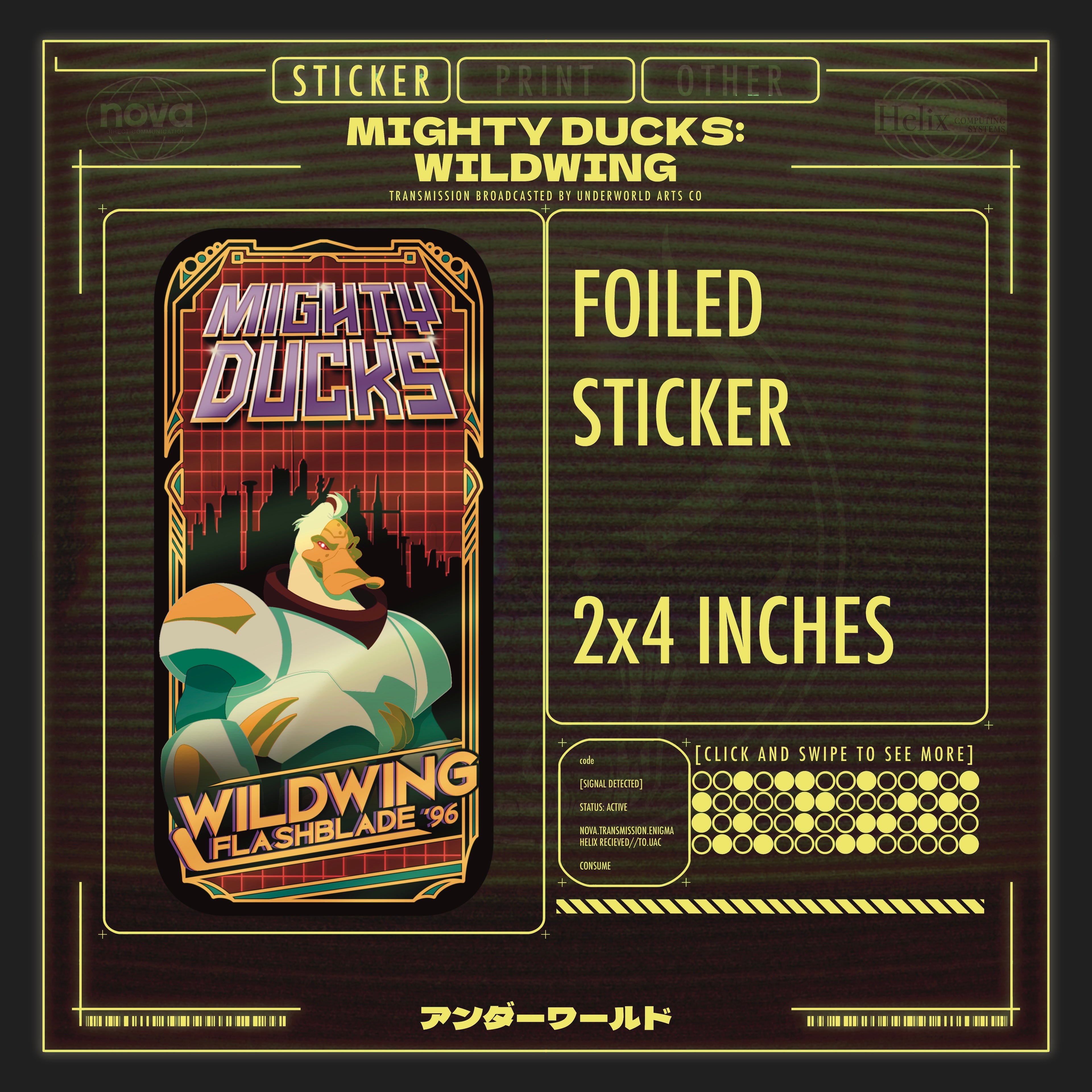 WILDWING STICKER