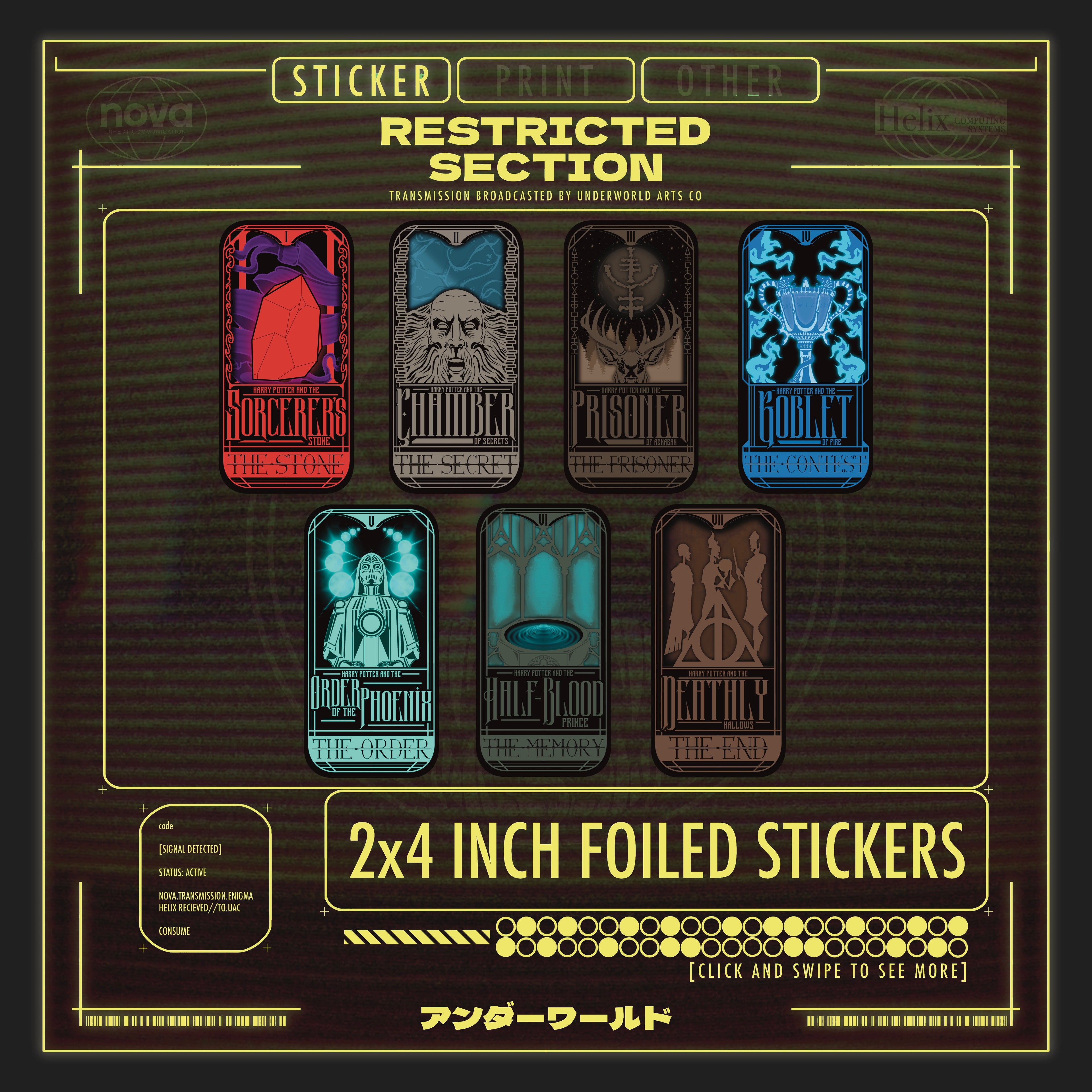 RESTRICTED SECTION STICKERS
