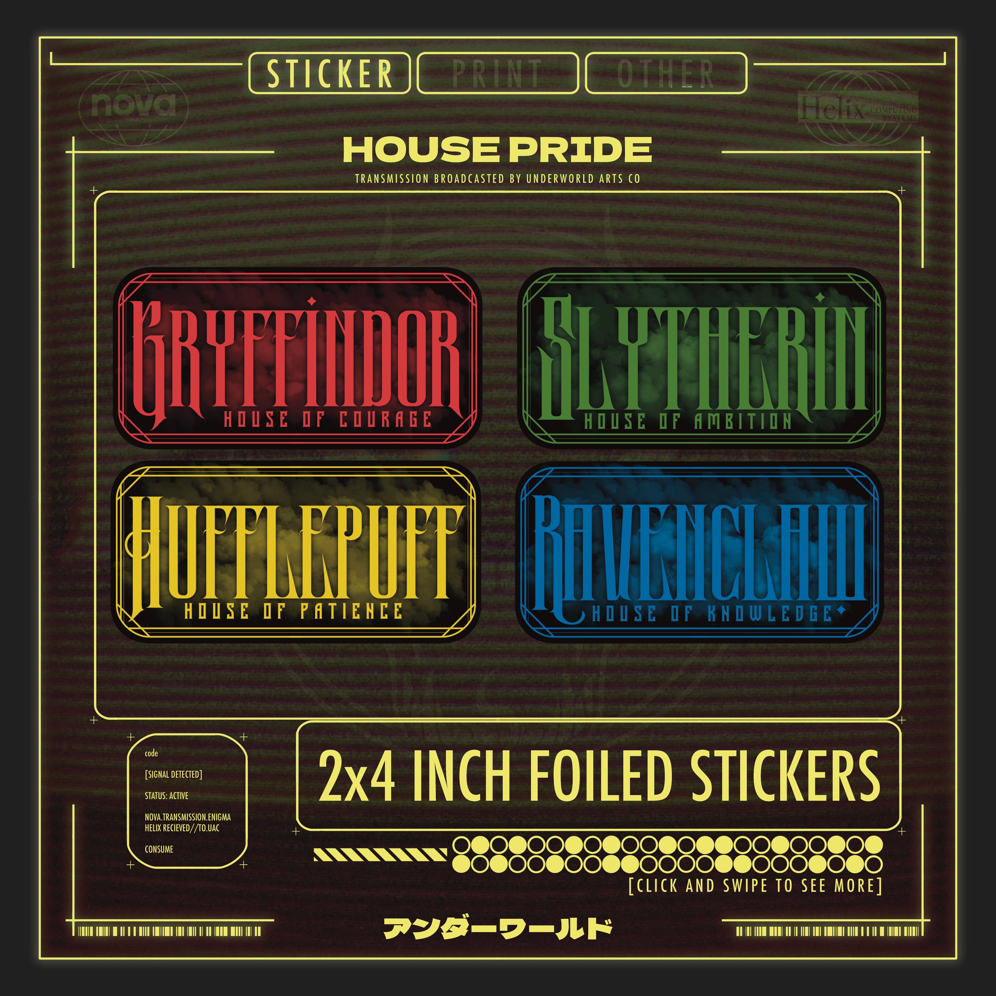 HOUSE PRIDE STICKERS