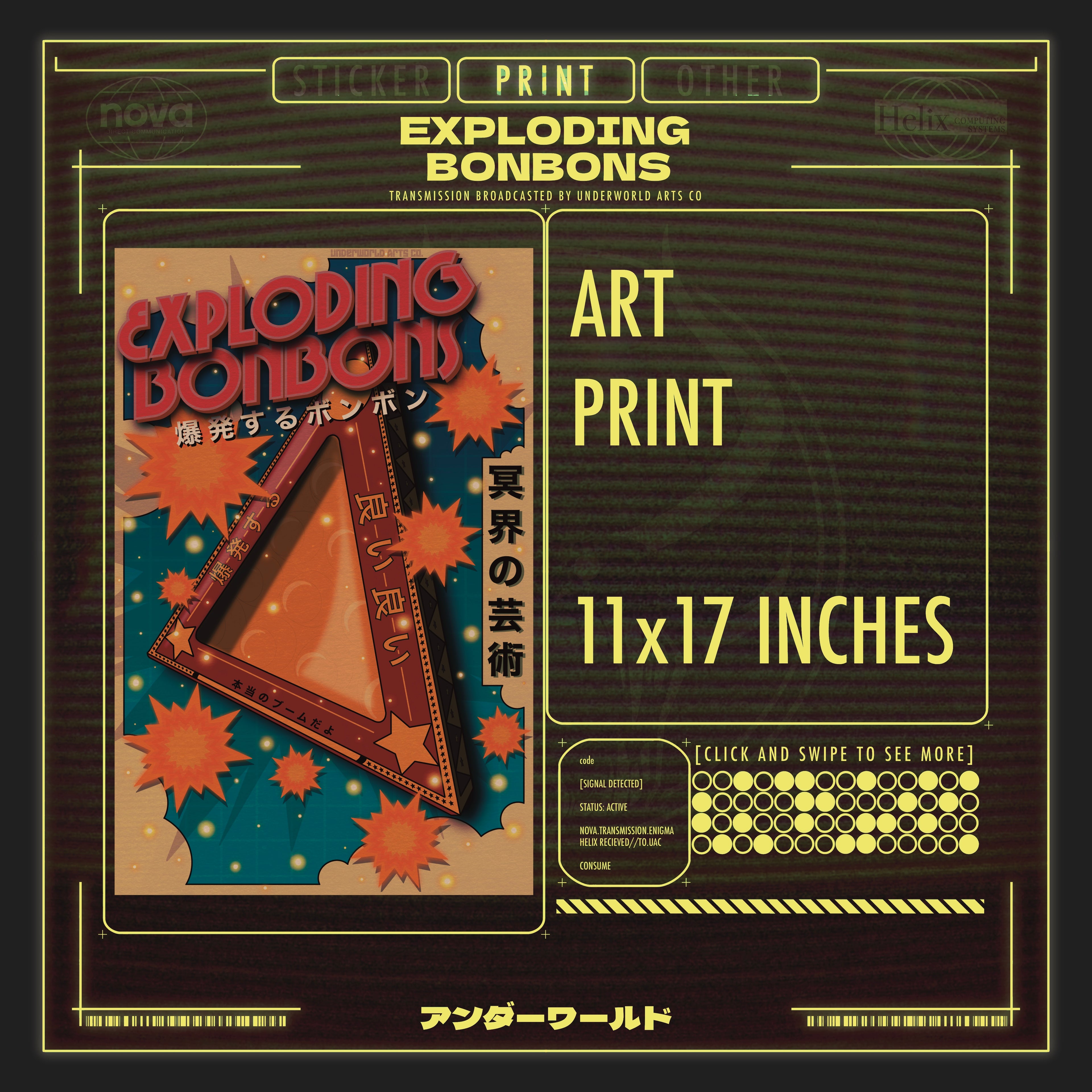 EXPLODING BONBONS PRINT