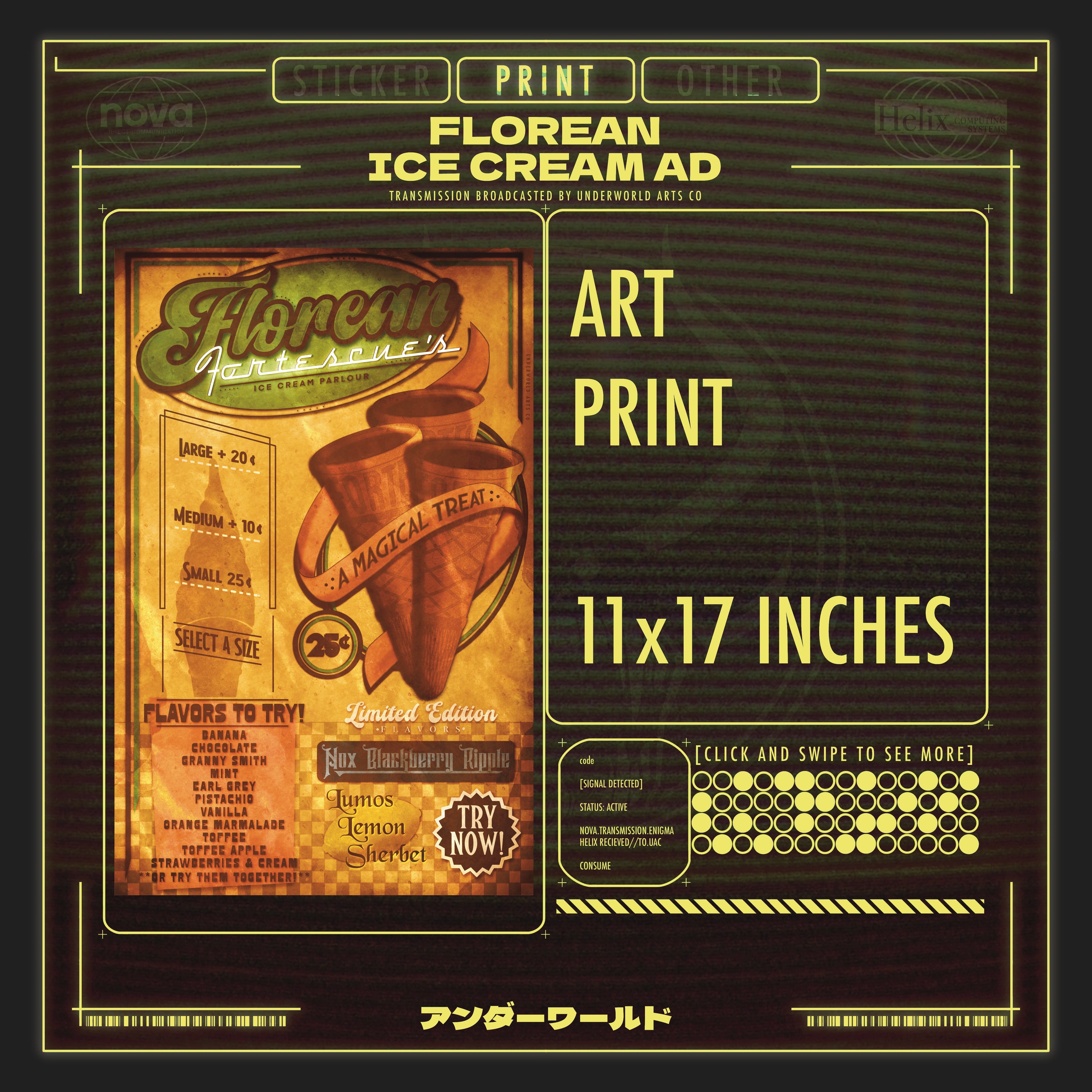 ICE CREAM PRINT