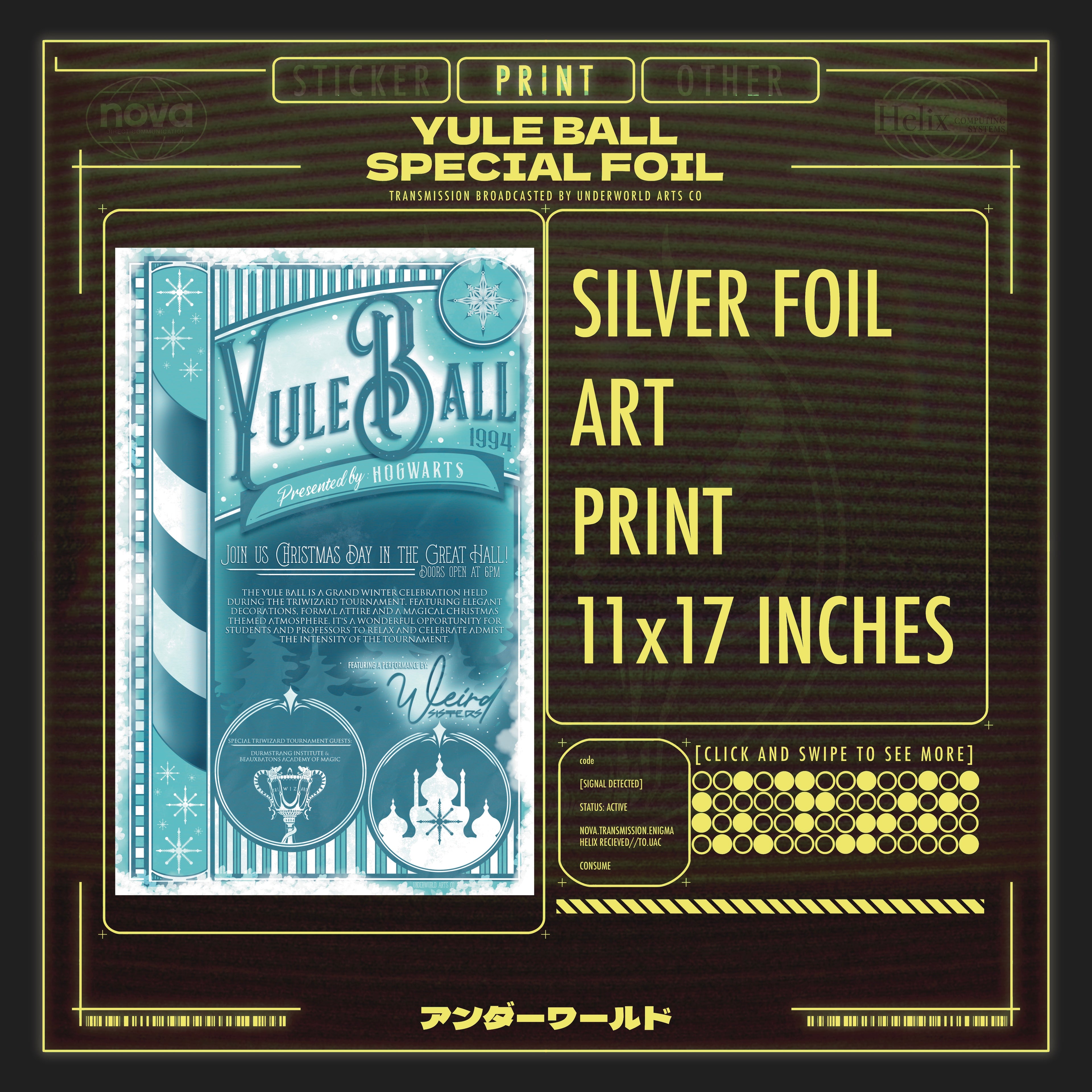 YULE BALL PRINT