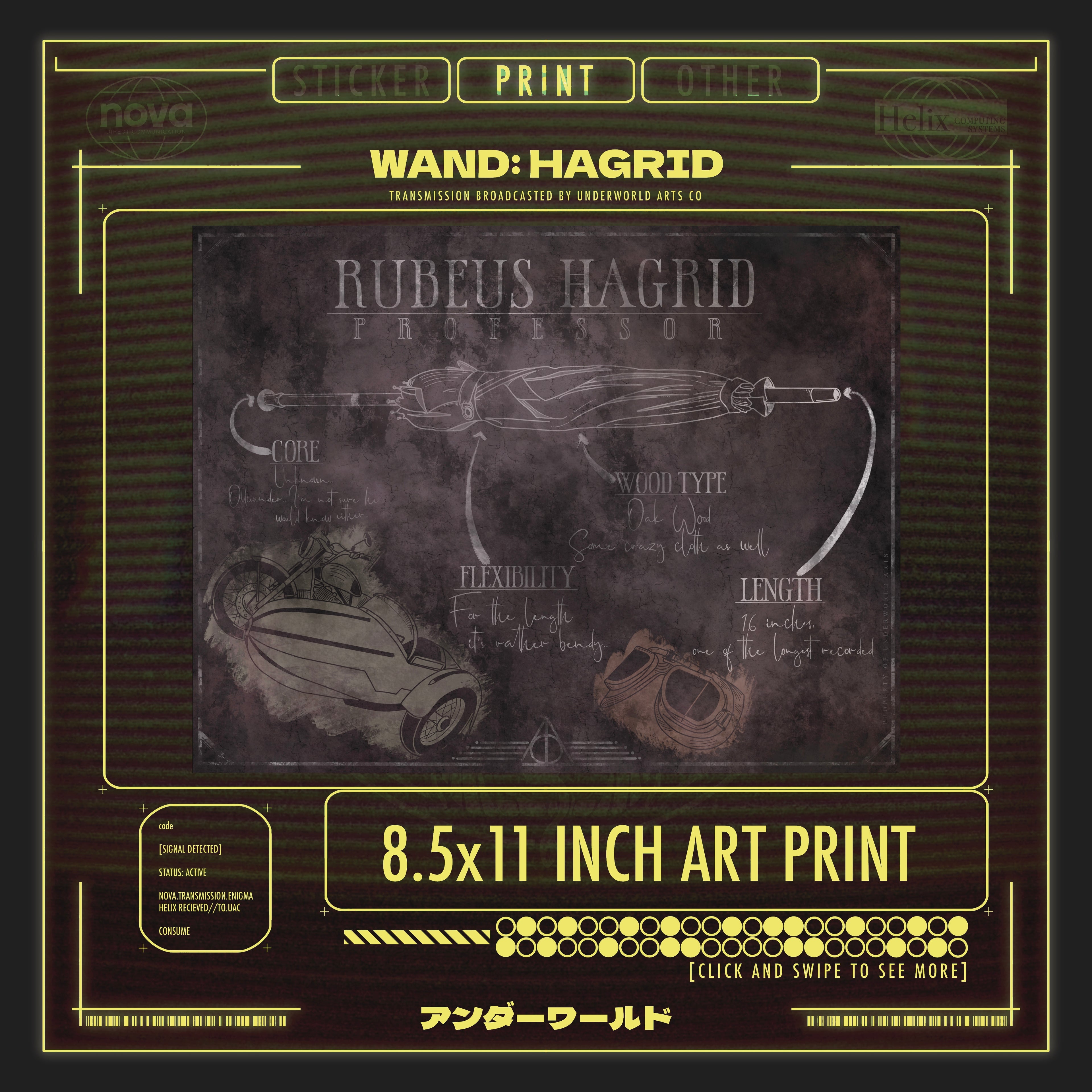 RUBEUS HAGRID PRINT