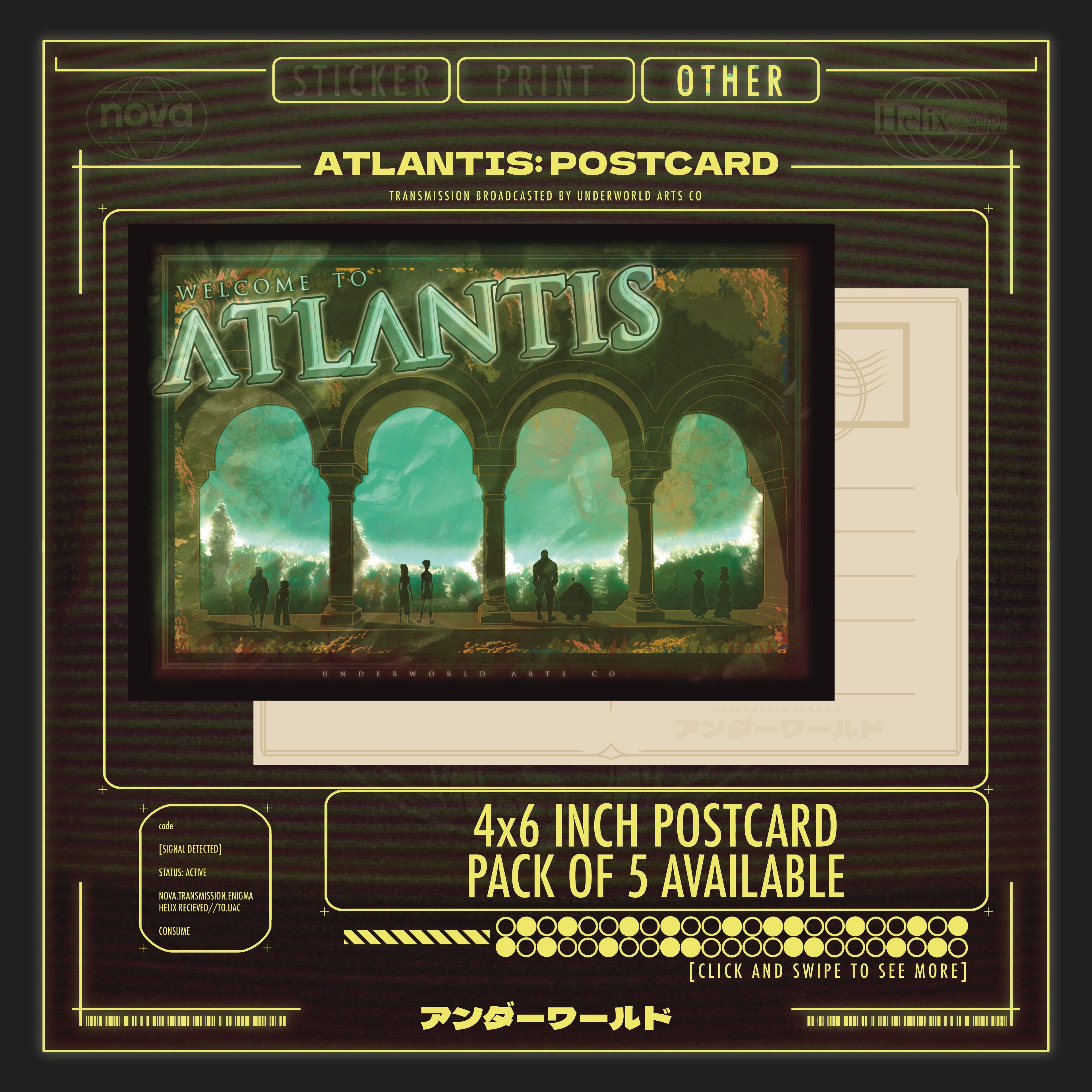ATLANTIS : POST CARD