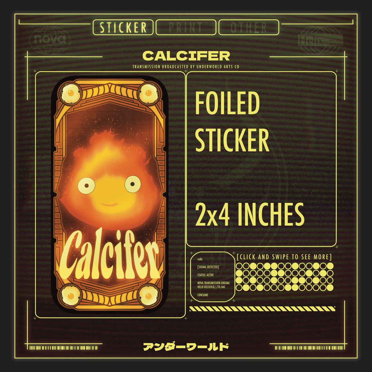 CALCIFER STICKER
